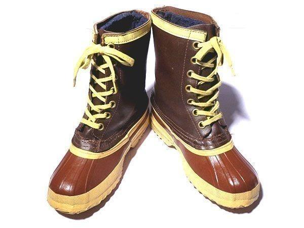 Vintage Canada Made/SOREL/Premium Leather Snow Boots/5/22.0-22.5/Dark Brown/Rare(USED)