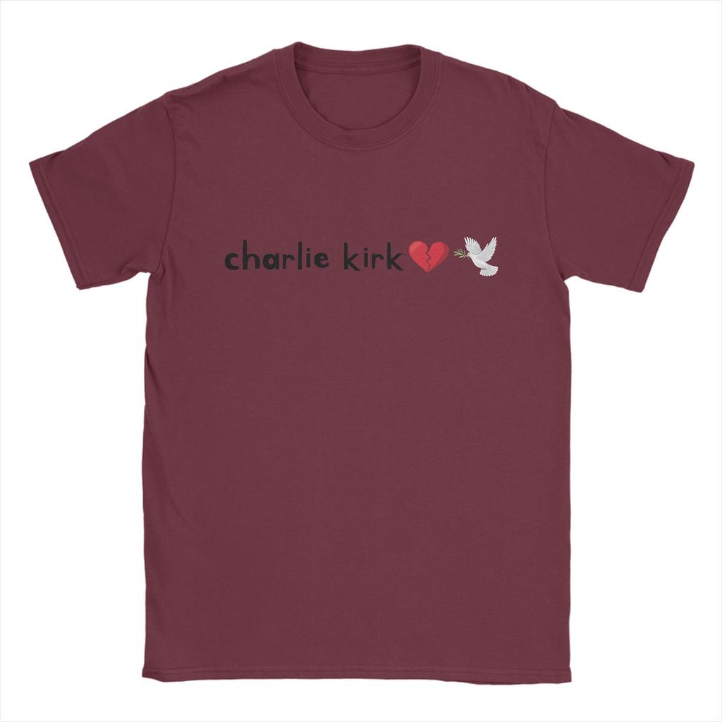 Charlie Kirk T Shirt Summer  Harajuku T Shirts Men Cotton O Neck Plus Size 5XL Clothing Short Sleeve Y2K Funny Tshirt