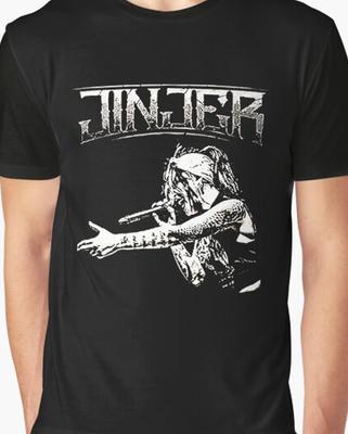 Tatiana Shmayluk Jinjer band T-shirt svart Unisex S till 5XL 1F974 Unisex T-shirt