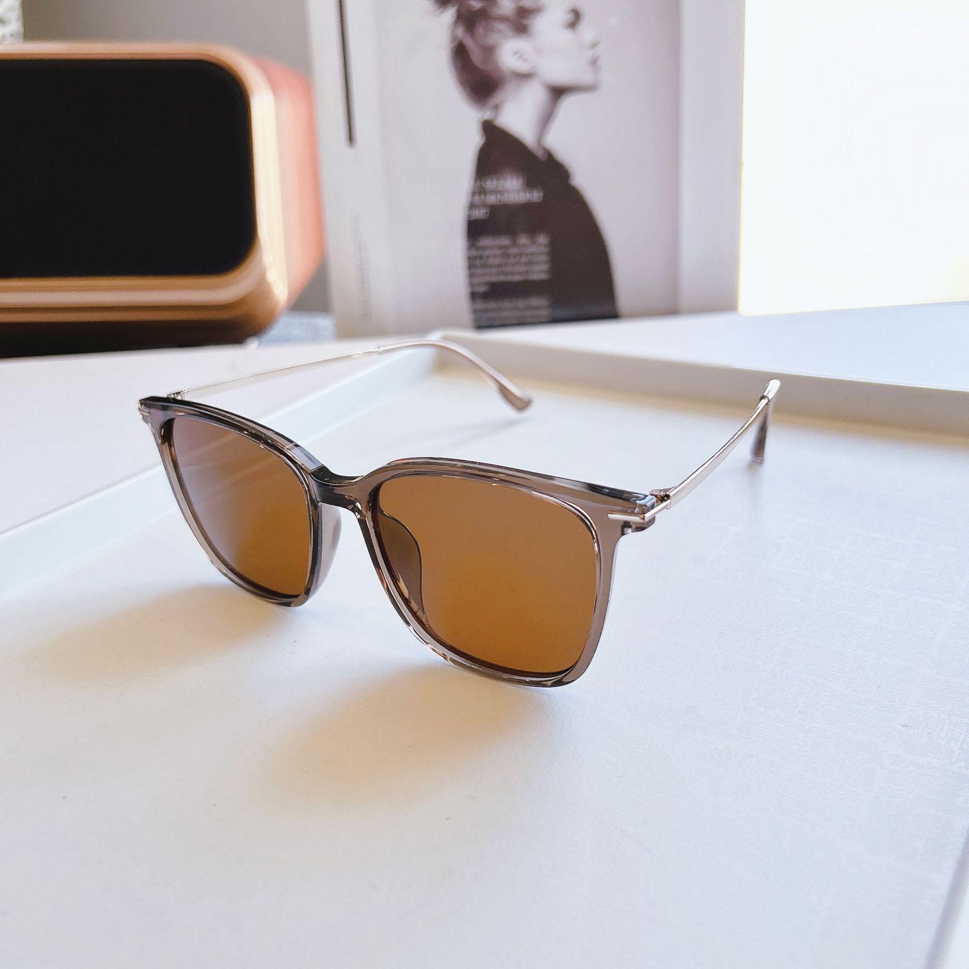 2026 Korean-Style Retro TR90 Polarized Sunglasses: Unisex Square Design for High-End Sun Protection