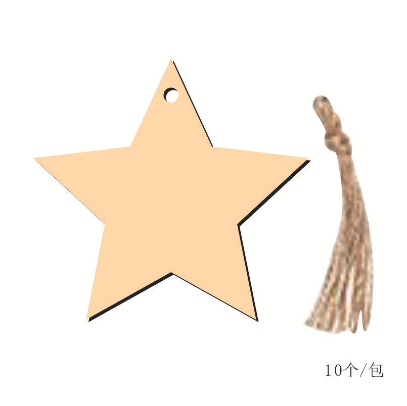 Hand-Painted Wood Slice Christmas Ornaments DIY Wooden Craft for Holiday Decor Rustic Tree Hangings & Festive Home Decoration