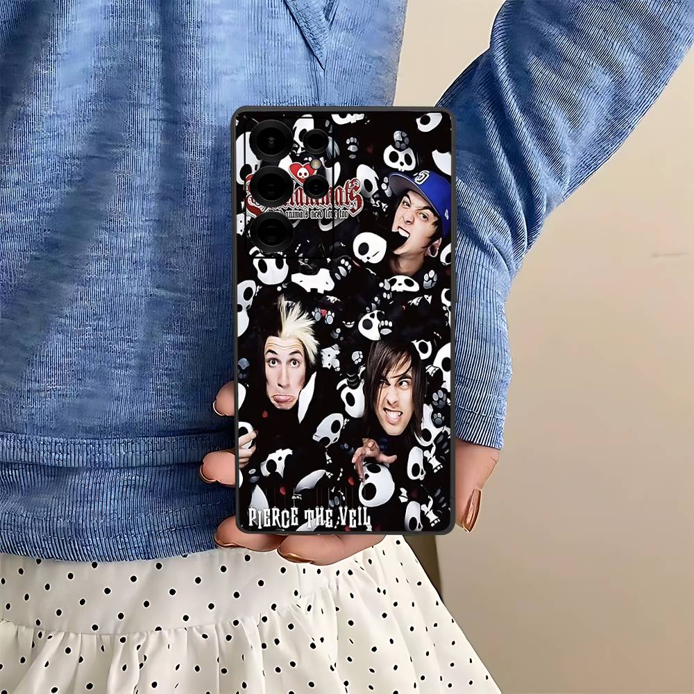 

P-Pierce The V-Veil Band Phone Case For Samsung S 24 Fe 25 Ultra Plus 20 Lite 21 30 22 23 24 22 Ultra 5G Fundas Samsung S22 Plus 5G