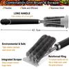 Barbecue Grill Bbq Brush Clean Tool With Deluxe Handle Stainless Steel Bristles Non-Stick Cleaning Brushes Barbecue Accessories