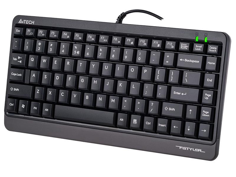 Klawiatura przewodowa mini A4Tech FSTYLER FK11 Grey