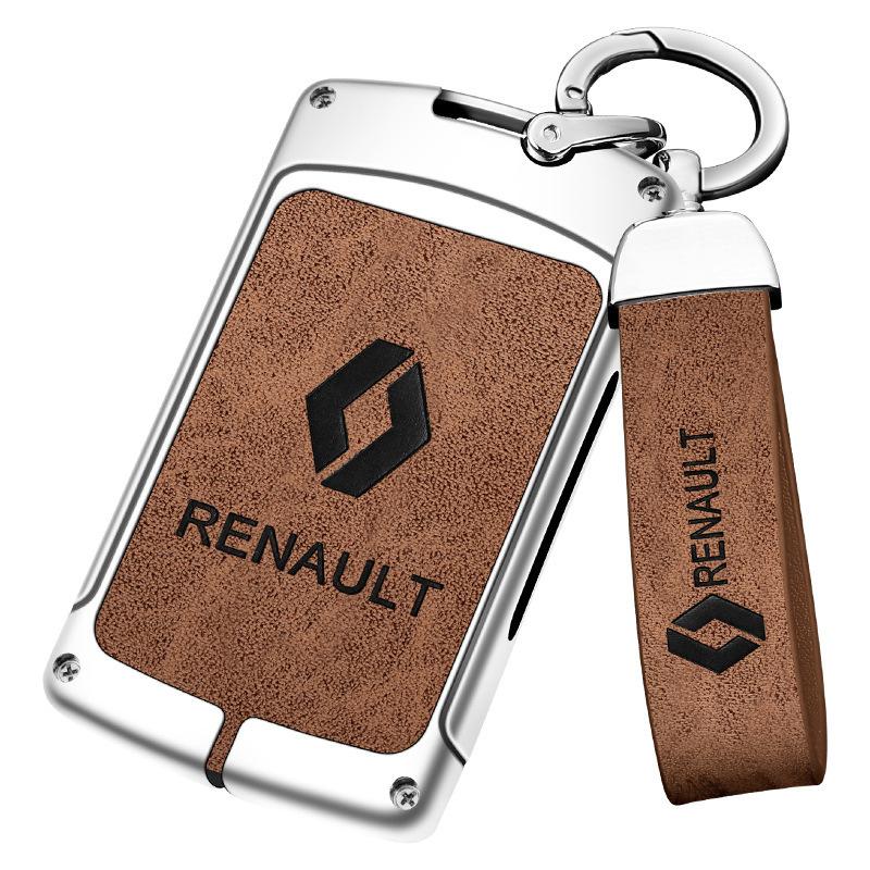 For Renault 2026 New Hub Caps Zinc Alloy Car Key Case Cover Shell For Renault Koleos Captur Kadjar Megane Clio Talisman Scenic A