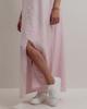 Summer Sundress with Decoration Nagrada 5138 42 Pink Linen