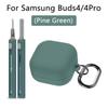 With Keychain Earphone Case Anti-fall Charging Box Sleeve for Samsung Buds 4/4 Pro