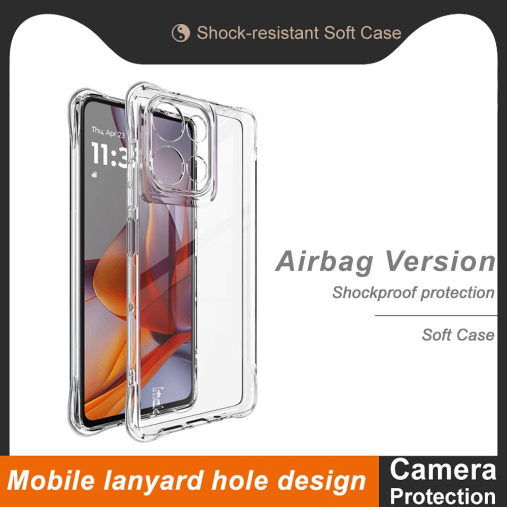 Custodia IMAK in TPU per Motorola Moto G75 5G con protezione antiurto e airbag