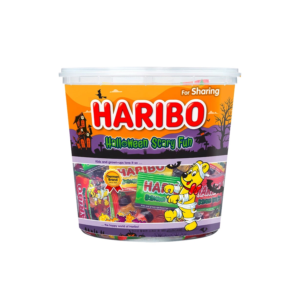 Haribo Halloween Scary Fun 980g orange
