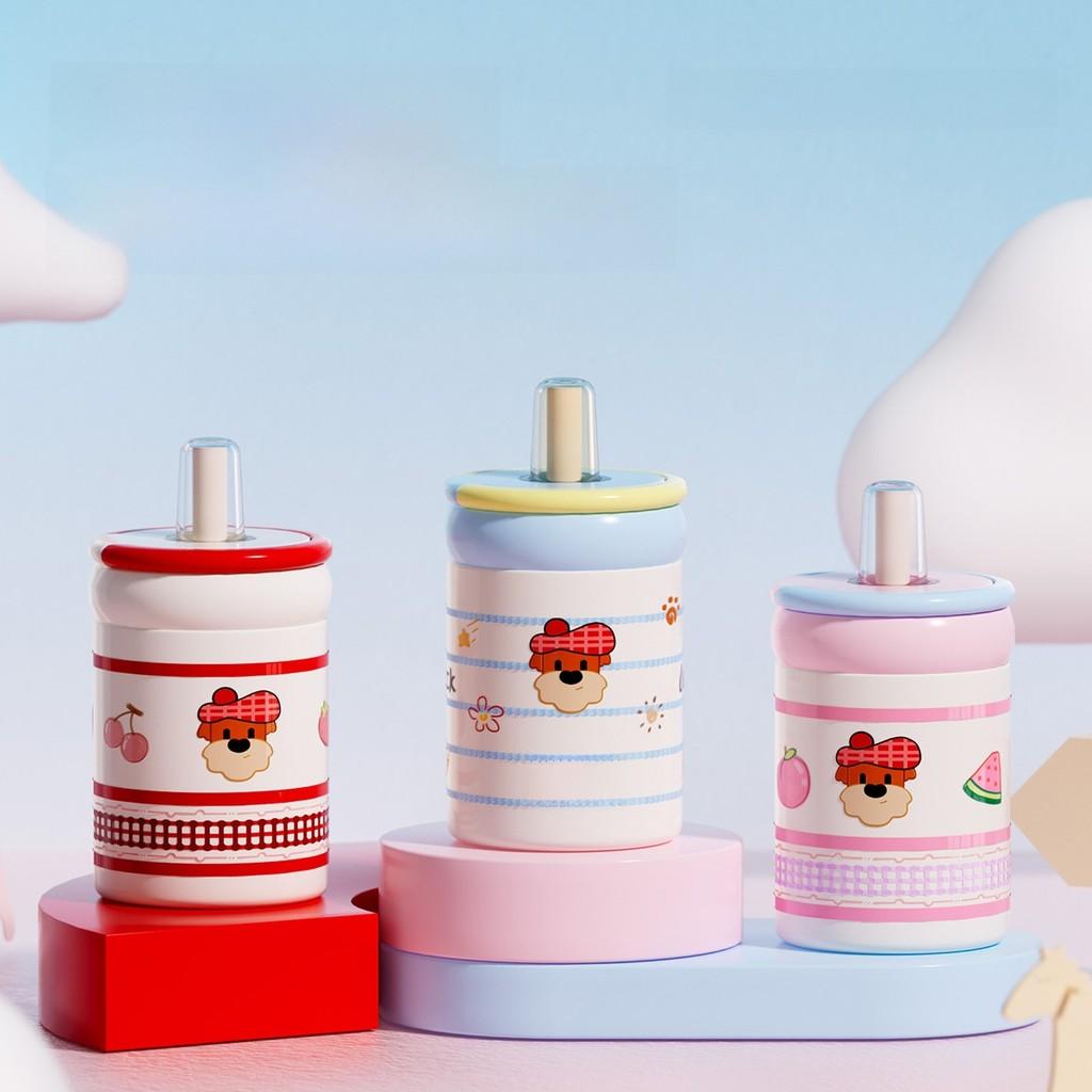 Ceramic Insulated Travel Mug Straw For Women And Students