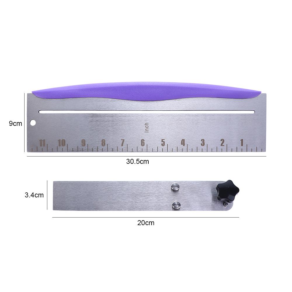 Height DIY Baking Tools Stainless Steel Cakes Comb Baking Spatula Cake Edge Smoother Cake Scraper