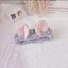 Honeyfluff - Chenille Animal Ear Face Wash Headband