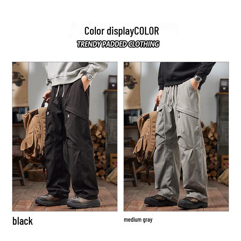 JEEP Men's Straight-Leg Multi-Pocket Cargo Pants