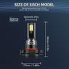 9005/HB3 9006/HB4 H11 5202 Fog Bulbs 27000LM 160W Power Headlights 6000K White 12 PCS LED Chips GOOD HEAT DISSIPATION 2PCS