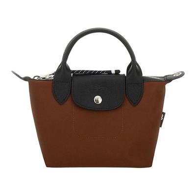 Le Pliage Energy Recycled Canvas Dumpling Bag Mini Dámská taška přes rameno Čokoládová 1500HSR203