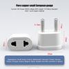 1pcs EU Socket Adapter 2pin 4.0mm 4.8mm European EU To US Plug Power Adapter Converter Electrical Socket Outle