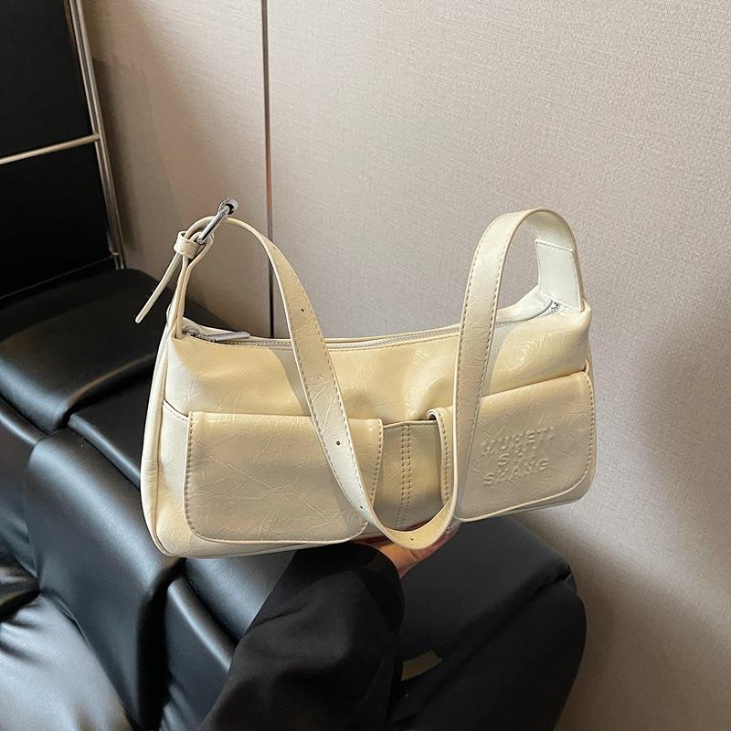 Plush doll underarm bag women's 2025 summer new candy color fashion shoulder bag messenger bag
