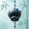 Lotus Garden Gutter Rain Chain - Courtyard Drainage & Water Guide