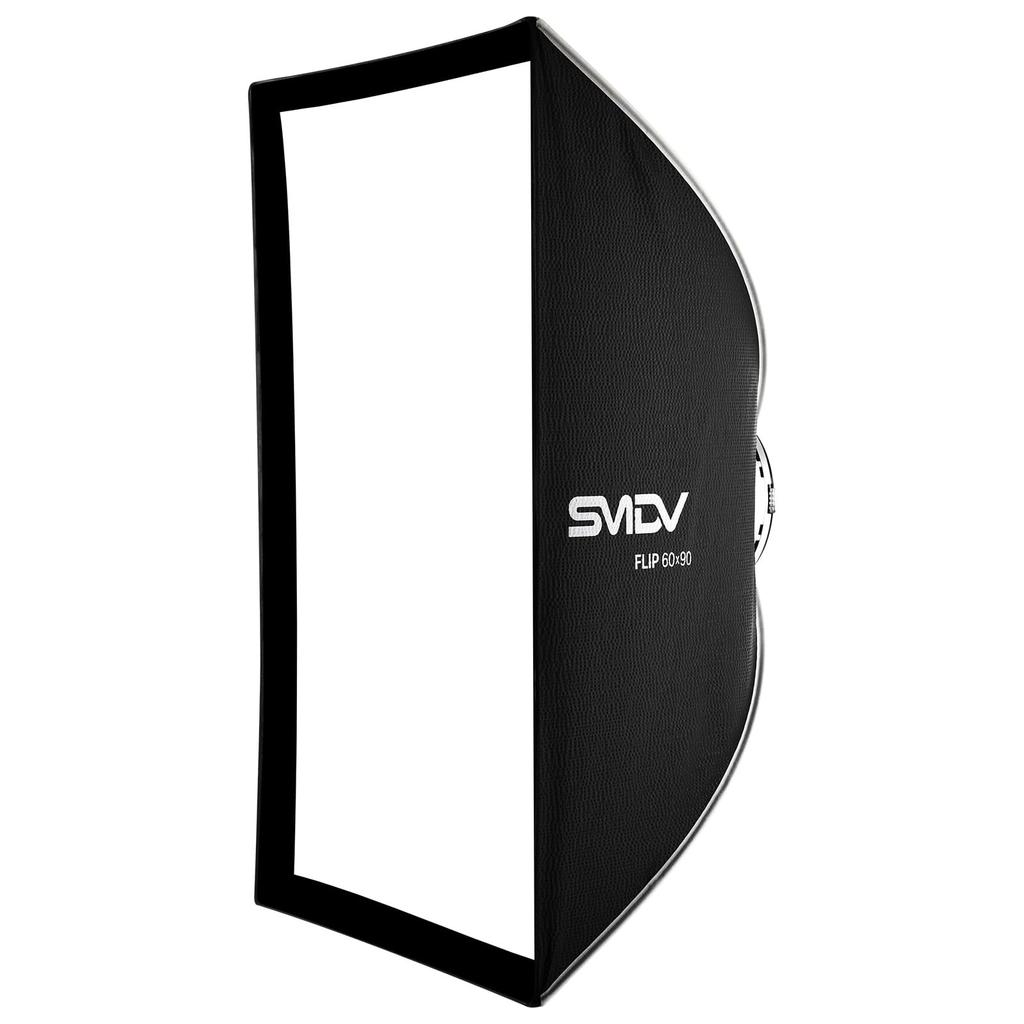 SMDV FLIP NEMO Softbox, 60x90cm, Body Only, Foldable, One-Touch Storage, Non-Fluorescent Fabric, Strobe, LED Lighting, Case Included, NEMO6090