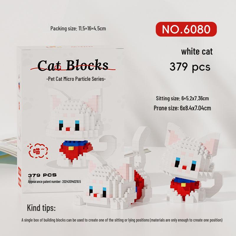 Children's Educational Building Blocks for Pets: Suitable for Dogs, Cats, Bichon Frise, Corgi; Compatible with Lego; Perfect for Children's Day