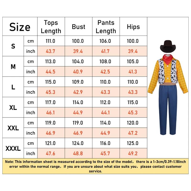 BEAST KINGDOM Anime Bo Peep Woody Cosplay Costume  Cosplay Cowboys Woody Suits Vest Hat Cape Halloween Party Cos Ad#1#W