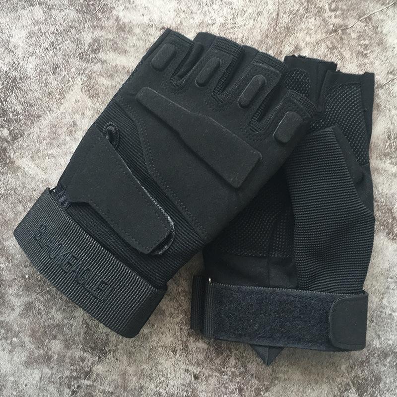 Men's Boxing Special Forces Training Physical Fitness Outdoor Cycling Sports Anti slip Half Finger Tactical Gloves