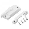 White Fitch Catch Lock for Casement Sash with Zinc Alloy Sliding Mechanism