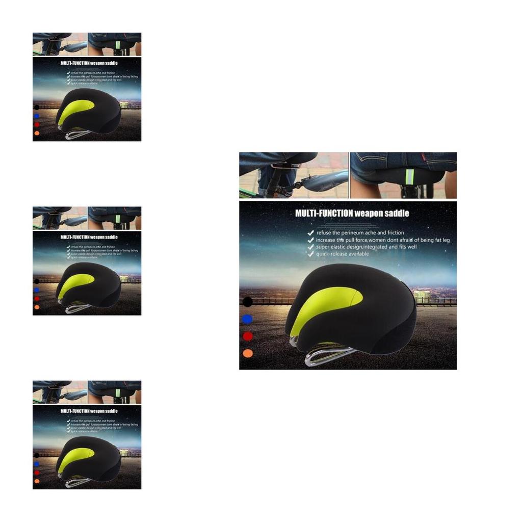 Mountain Mtb Bicycle Bike Saddle Split Nose Cycling Seat Cushion Pad Ergonomic