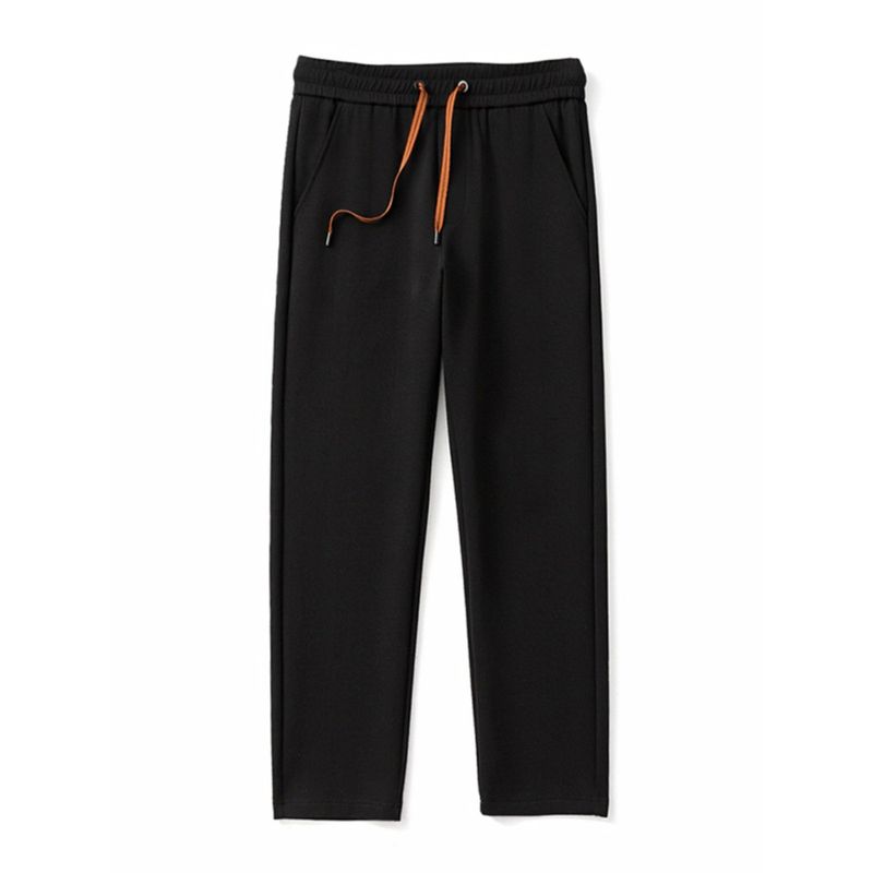 Liquid Ammonia Long-Staple Cotton Knitting Sports Pants Men's Space Cotton Sweatpants Straight-Leg Trousers Export Export Men's Pants Casual Pants