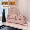 Niche Korean Underarm Bag Female Commuter European and American Retro Belt Buckle Shoulder Bag Portable Messenger Female Retro Style