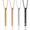 Ash Urns Memorial Jewelry Perfume Vial Necklace Aroma Diffuser Long Chain Wishing Bottle Pendant