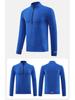 Men's Quick-Dry Half-Zip Sports Sweatshirt - Long Sleeve, Stretch, Stand Collar, for Autumn/Winter Running & Fitness.