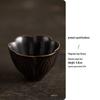 Ceramic Retro Master Cup: Personal Tea Brewing and Tasting Cup, Festive Wedding Red Design