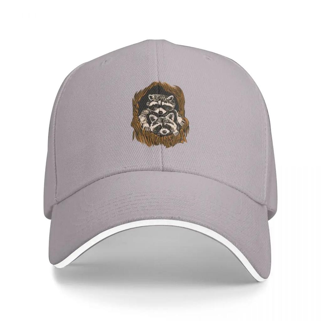 Raccoon Baseball Cap Beach Cute Luxury Cap Hats Man Women's