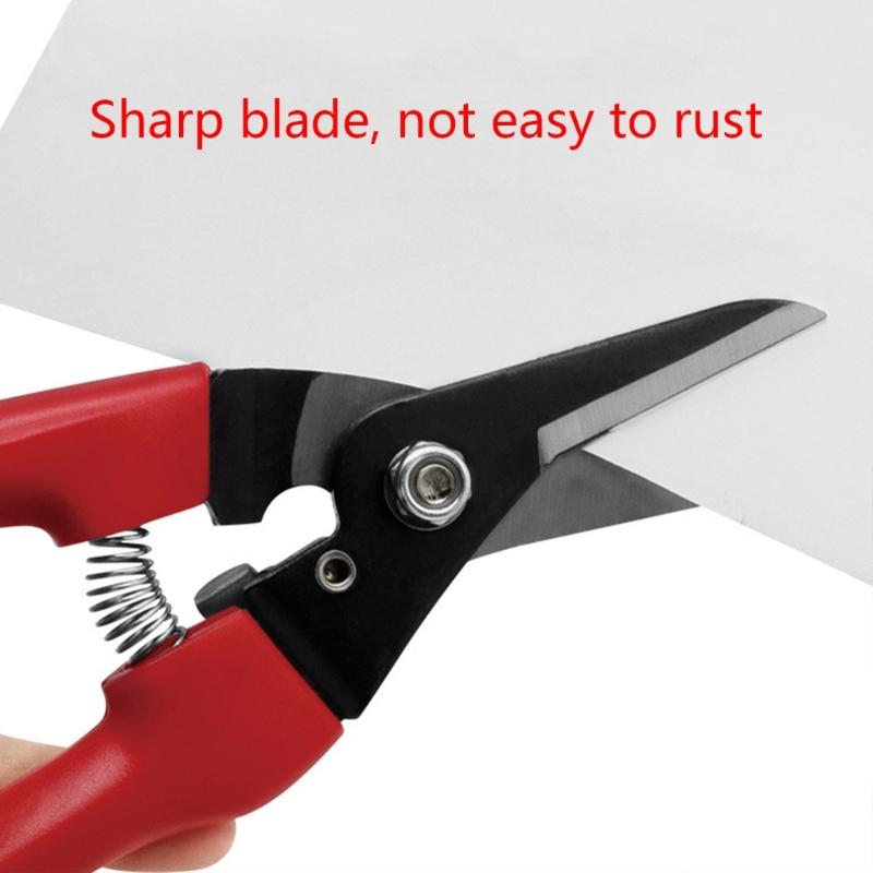 Tin Sheet Metal Snip Aviation Scissor Iron Plate Cut Shear Household Hand Tool Industrial Multifunctional Industry Work