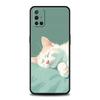 Phone Case For Oneplus 13R 12R 13 12 10T 10R Nord N100 N200 N10 10 9 9R 9RT CE 2 Z Pro 5G Soft TPU Cover Cartoon Cat Fundas Bags