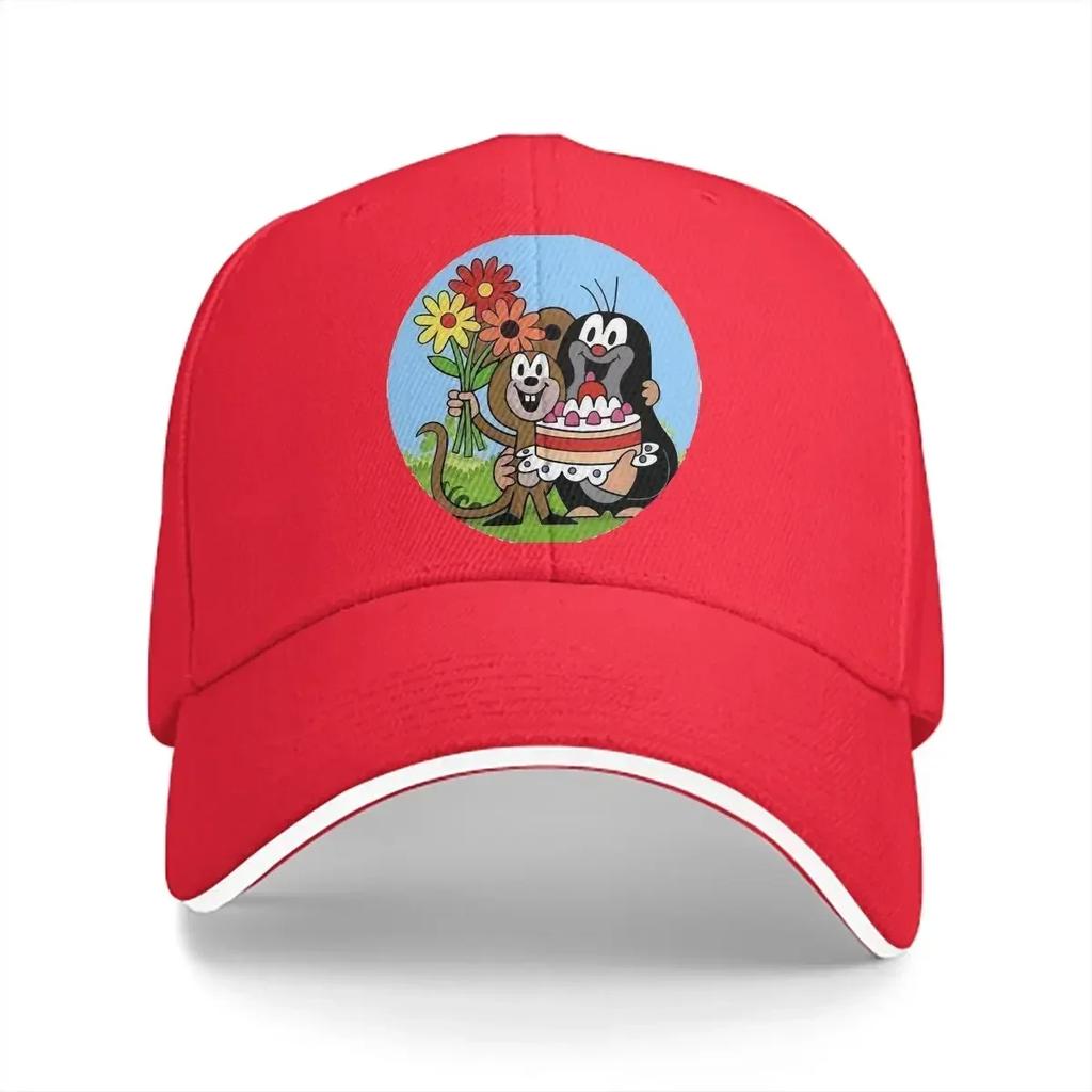 Summer Cap Sun Visor Happy Birthday Hip Hop Caps Krtek The Mole Peaked Hats
