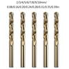 Cobalt High Speed Steel Twist Drill Bit Set M42 Stainless Steel Tool Set Accessories for Metal Drilling Cutter Machine