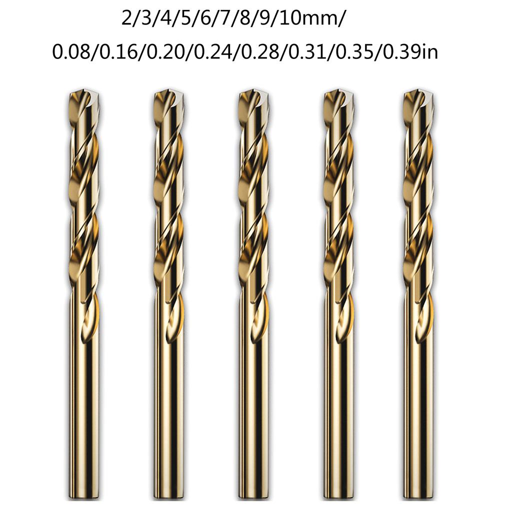 Cobalt High Speed Steel Twist Drill Bit Set M42 Stainless Steel Tool Set Accessories for Metal Drilling Cutter Machine