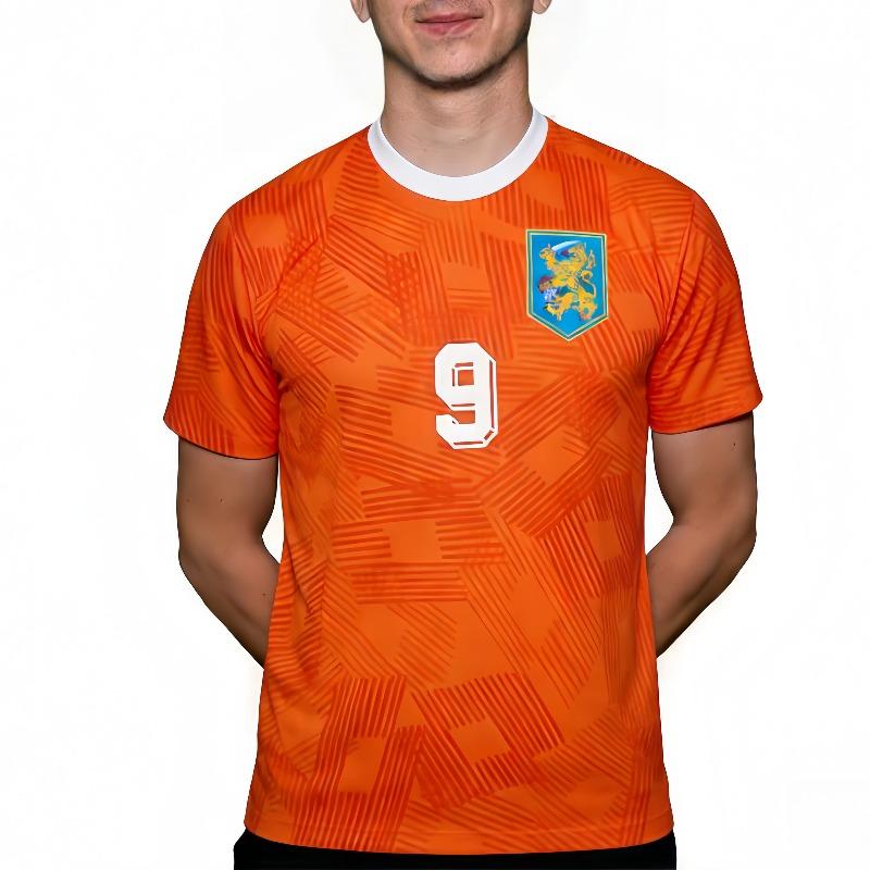 Innovation Classic Retro Netherlands National Football Dutch Style T-shirt Comfortable and Breathable Men's and Women's Jerseys