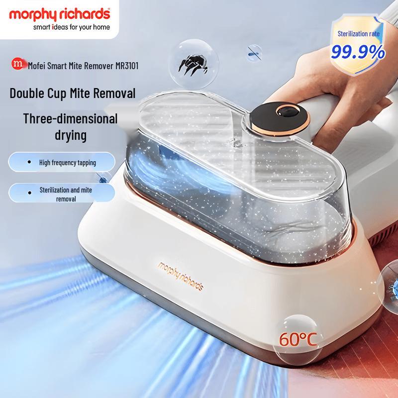 Morphy Richards Dual-Cup UV Mite Vacuum with Hot Air Drying CN plug (adapter included)