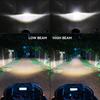 Harley Motorcycle 5.75" LED Headlight: Super Bright High/Low Beam Mod