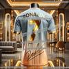2026 Neu Heiß Verkauft Ronaldo Mode Fußball Superstar Gedenk Kollektion Sport Trikot Täglich Outdoor Atmungsaktiv T-Shirt