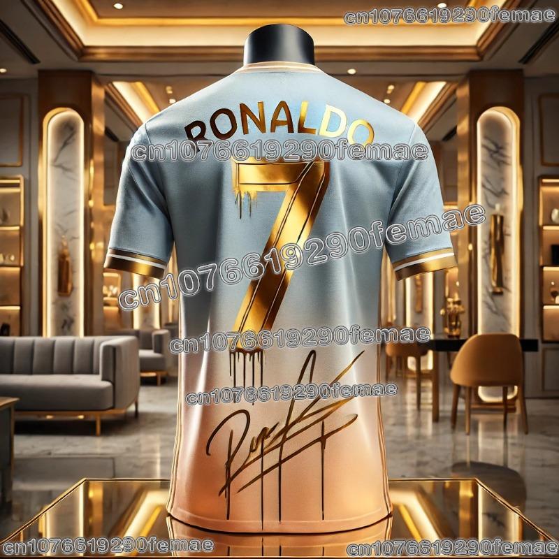 2026 Neu Heiß Verkauft Ronaldo Mode Fußball Superstar Gedenk Kollektion Sport Trikot Täglich Outdoor Atmungsaktiv T-Shirt