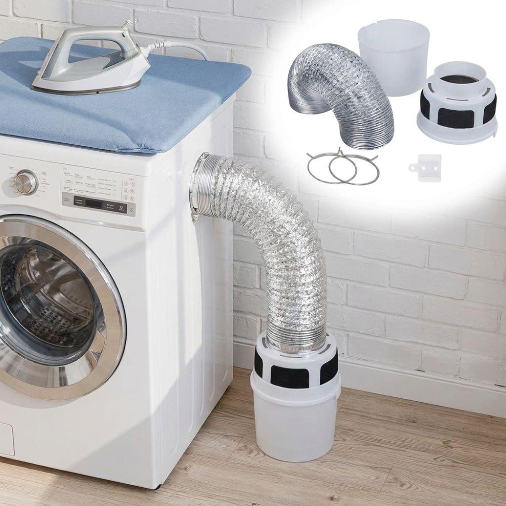 3 in 1 Electric Dryer Lint Catcher Flexible Washer Exhaust Duct Collector  Universal Fit