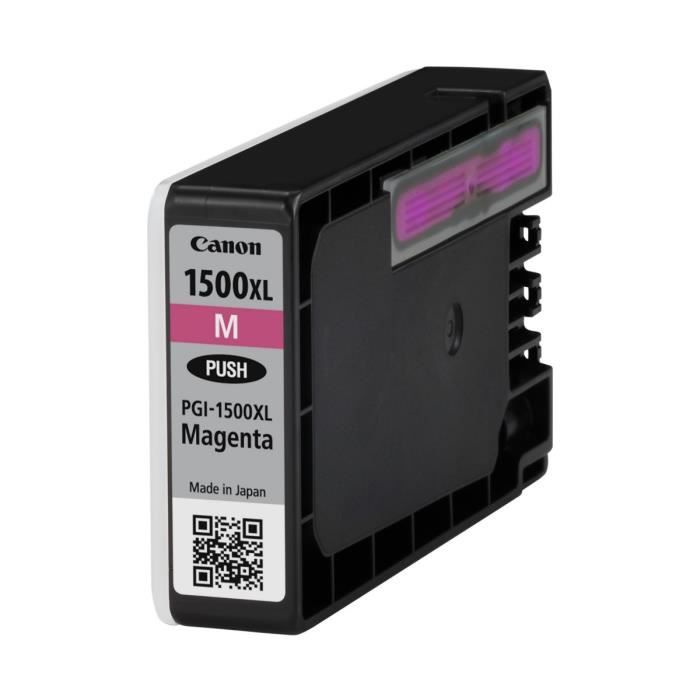 Cartouche d'encre Canon PGI-1500XL - Magenta - XL - Rendement élevé - Jusqu'à 780 pages
