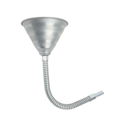 Pâlnie Universală de Amorsare Pâlnie cu Gât din Oțel Carbon cu Furtun Flexibil de 330mm12.99in pentru Mașini