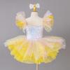 Mädchen Ballett Tutu Flauschiges Gaze-Kleid für Kindergarten Neujahrsgala Chorkonzert