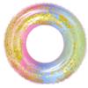 Anello gonfiabile da nuoto rétro a righe ispessito per bambini Xiao Lü - Design Oliva e Fiore di Ciliegio