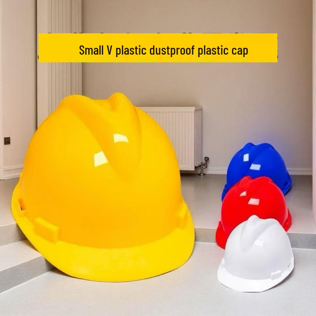 Capacete de Segurança Padrão para Eletricista e Construção - Respirável, Espessado para Proteção do Trabalhador.